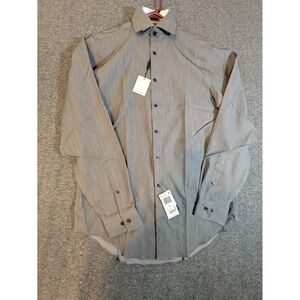 Calvin Klein Men's Dress Shirt Performance Non-Iron Slim Fit Size 15.5-34/35 NWT